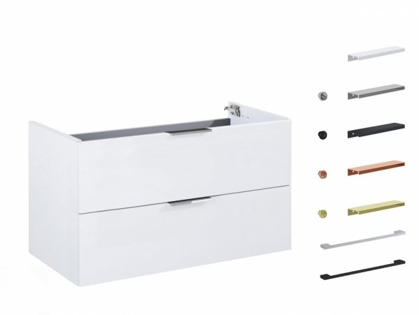 AQUAFORM - Set FRAME 80 2S zestaw szafka + umywalka WHITE/BIAŁY 169335