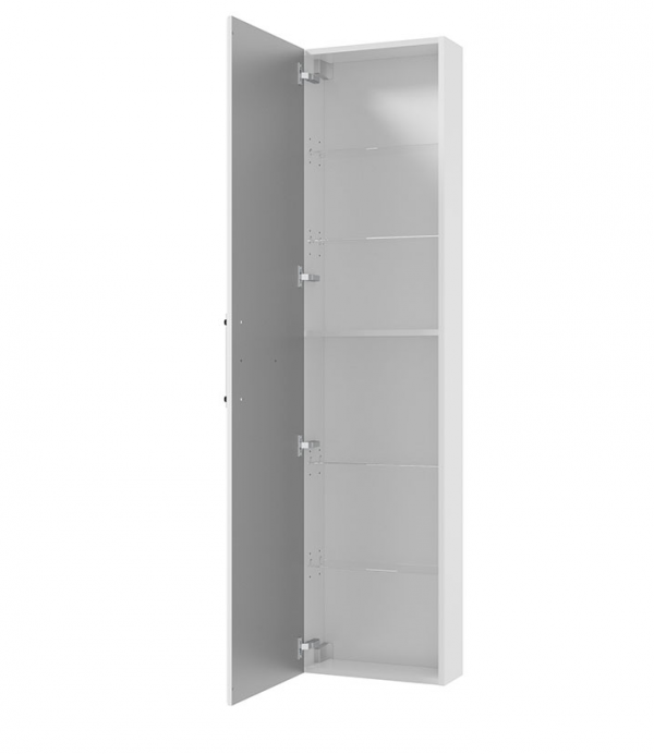 DEFTRANS słupek łazienkowy z drzwiami 42x170 Mo-re C42 biały mat 291-C-04201