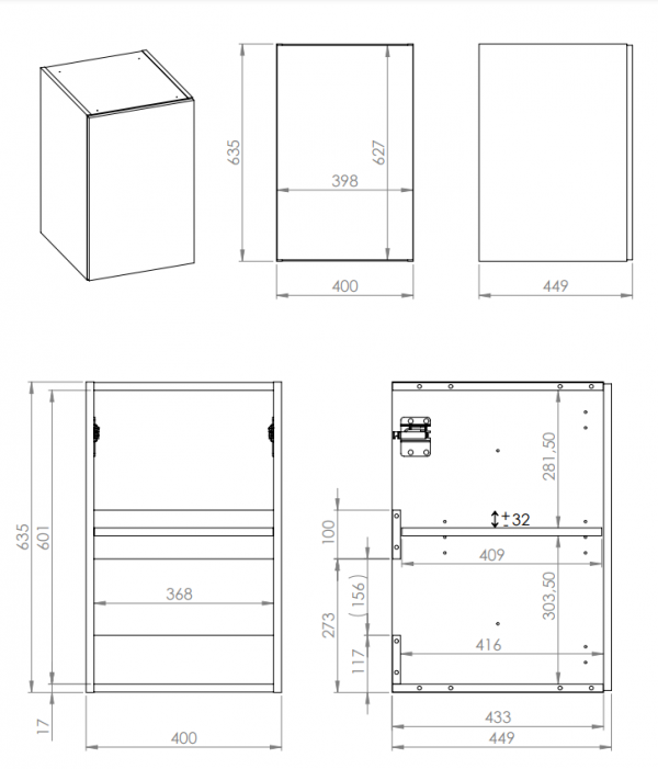 ELITA KOMODA LOOK 40 1D ORZECH LINCOLN PDW 168693