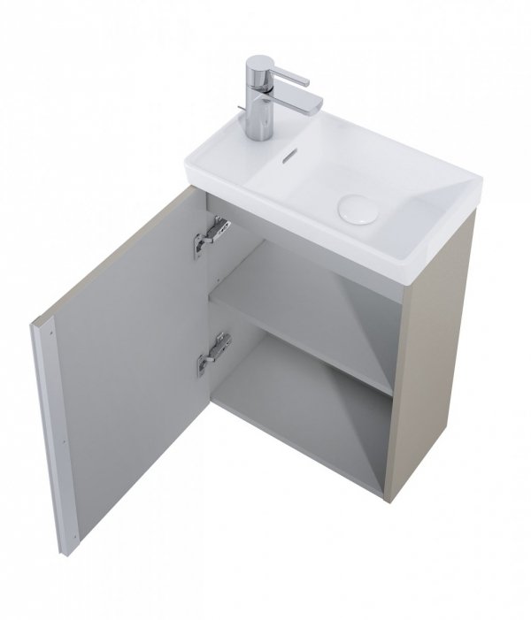 ELITA Szafka z umywalką SET SPRING 45 1D 44.5 x 68 x 24.5 (cm) FUME MATT PDW 168782/RE020450137020