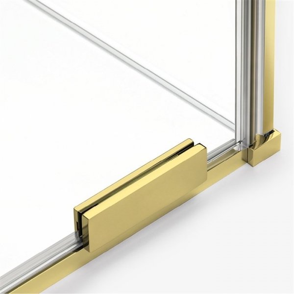 NEW TRENDY kabina prysznicowa narożna prostokątna Smart Light Gold złota 130x80 cm EXK-4243