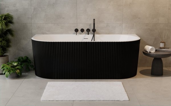BESCO Wanna wolnostojąca Leya B&amp;W 170x78 + maskownica odpływu biała #WASB-170LBI