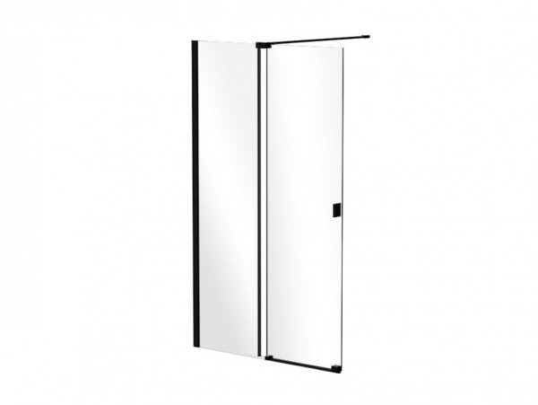 BESCO Kabina ścianka ruchoma WALK-IN VAYO BLACK 120cm VYB-120-200C