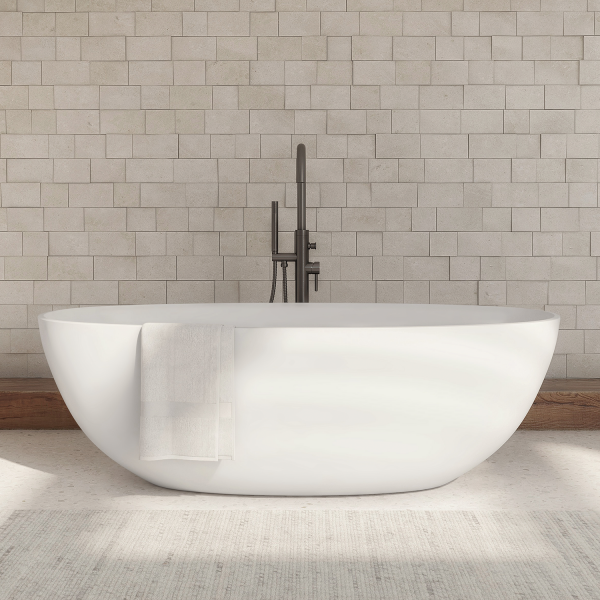 OMNIRES Komplet wanna 160cm z umywalką 60x35 SHELL M+ biały mat 