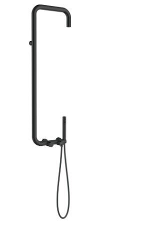 DEANTE - Deszczownica SILIA z baterią prysznicową Nero/Czarny Mat NQS_N4XM