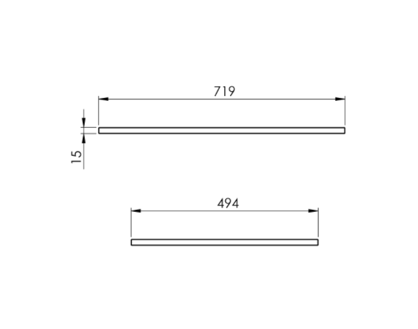 ELITA Blat BLAT MARMUR 70/49,4/1,5 WHITE MATT 168389