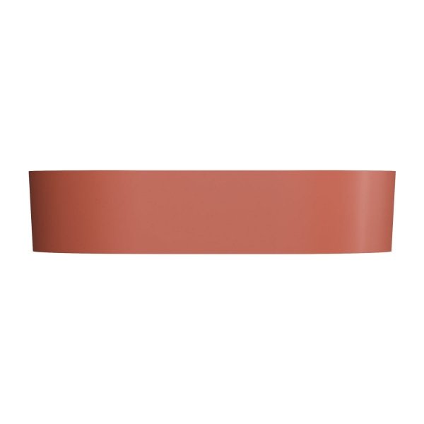 OMNIRES Komplet wanna 160cm z umywalką 55x36 kompozyt OVO M+ terracotta (TE)