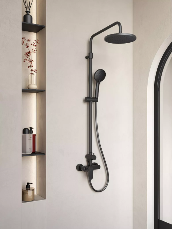 FERRO Zestaw natryskowy z baterią NOSTRIS NP99-BNS7UBL