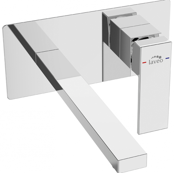 LAVEO Kvadrato - bateria umywalkowa podtynkowa BLQ_022P