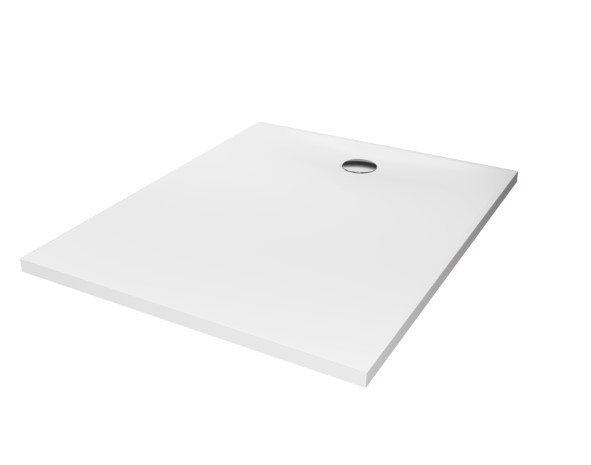 NEW TRENDY Brodzik prostokątny 100x80x3,5 konglomerat NEX SHADE beżowy struktura B-0488
