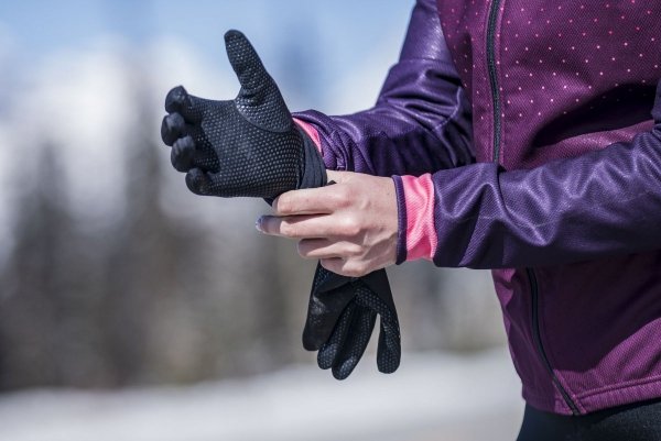ROGELLI LAVAL cienkie zimowe rękawiczki damskie