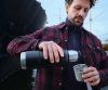 Termos The Artisan Stanley 1000 ml z rączką czarny black moon