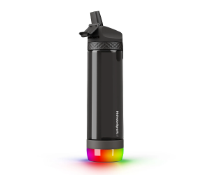 Inteligentny bidon HidrateSpark PRO Lite 710 ml Bluetooth z Tritanu (czarny) Black 