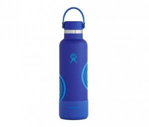 Butelka termiczna Hydro Flask 621 ml Flex Cap z podkładką Boot (niebieski) Wave #RefillForGood 