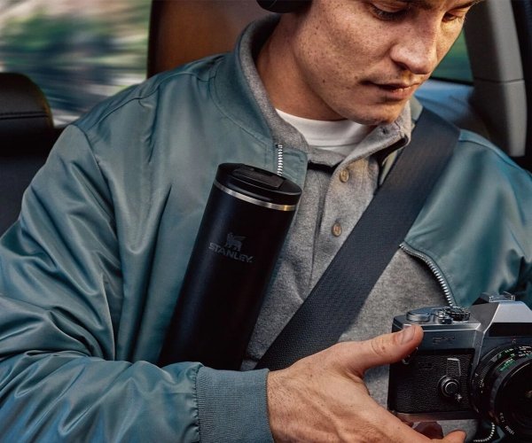 Kubek termiczny Stanley Aerolight Transit Flip Top 354 ml czarny BLACK 2.0