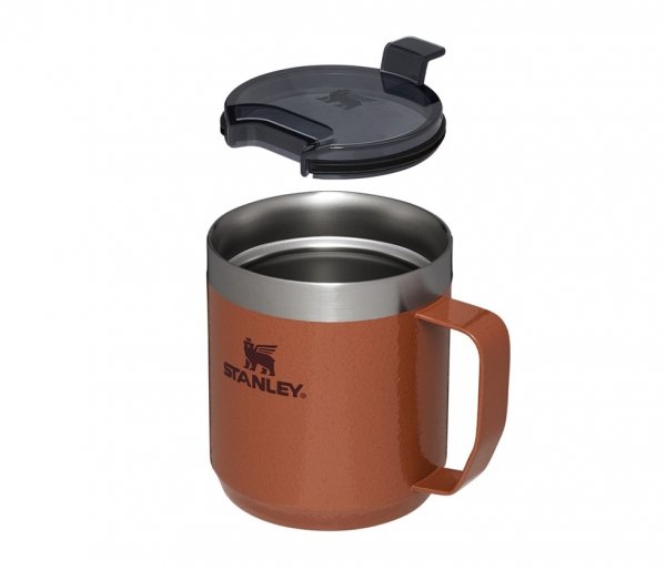 Kubek termiczny kempingowy Stanley Classic Camp Mug 350 ml pomarańczowy Hammertone Clay