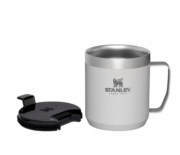 Kubek termiczny kempingowy Stanley Classic Camp Mug 350 ml biały ASH