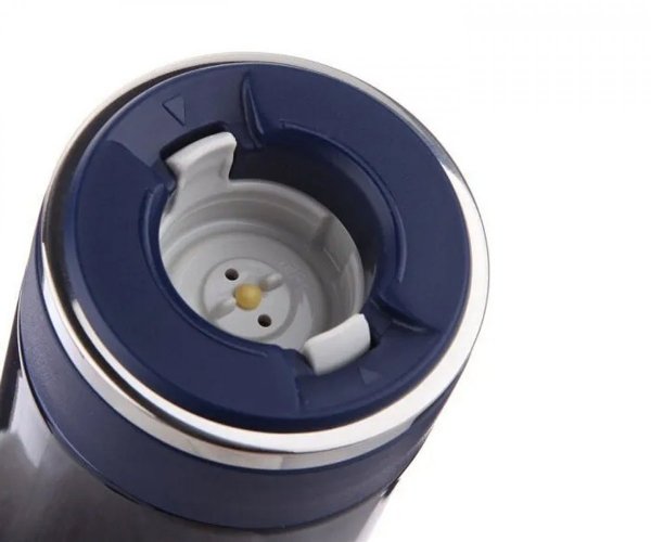 Butelka termiczna termos Zojirushi SM-JTE 340 ml z zaparzaczem granatowy deep blue