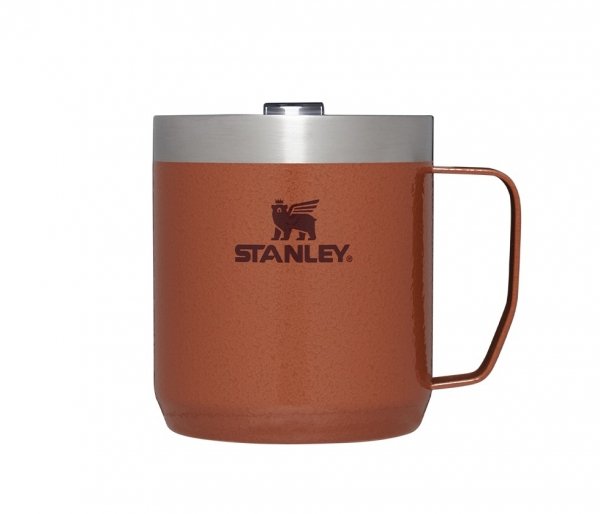 Kubek termiczny kempingowy Stanley Classic Camp Mug 350 ml pomarańczowy Hammertone Clay
