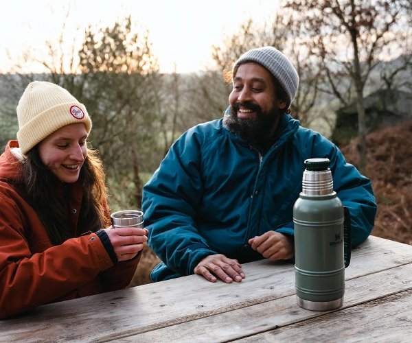 Termos The Artisan Stanley 1400 ml z rączką zielony hammertone green