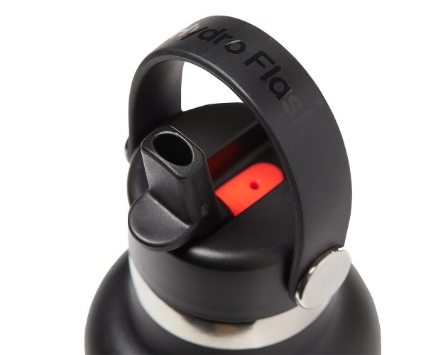 Zakrętka, korek z ustnikiem Hydro Flask Standard Mouth Flex Straw Cap czarny