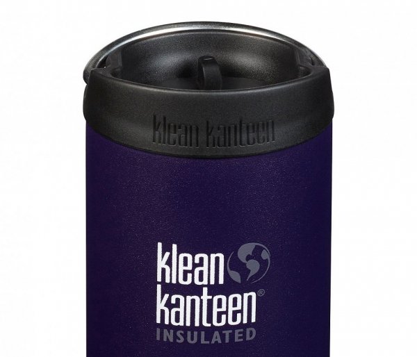 Kubek termiczny Klean Kanteen TKWide 355 ml Cafe Cap kalamata matt fioletowy