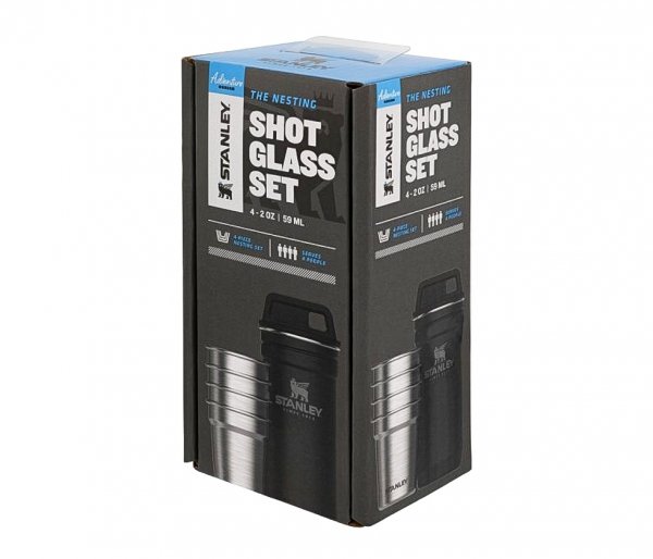 Kieliszki STANLEY ADVENTURE SHOT GLASS SET czarny