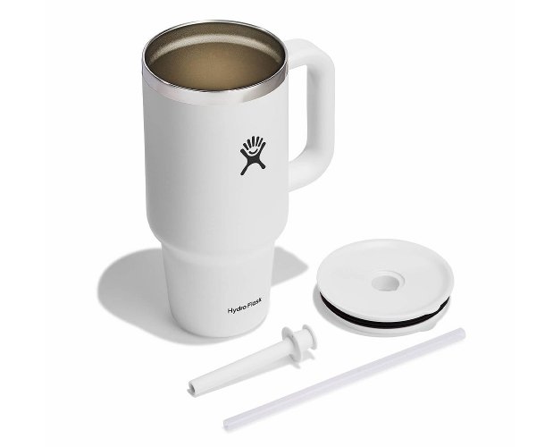 Kubek termiczny All Around™ Travel Tumbler Hydro Flask 946 ml z rączką biały White