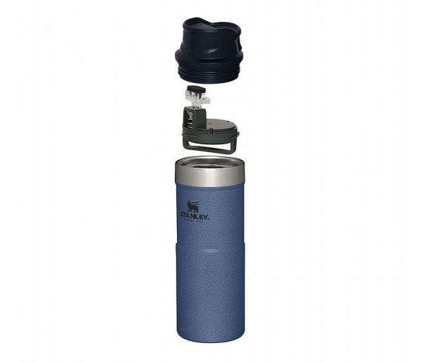 Kubek termiczny Stanley 350 ml TRIGGER ACTION TRAVEL MUG niebieski Hammertone Lake