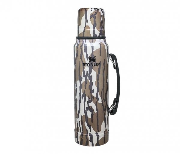 Termos stalowy Stanley LEGENDARY CLASSIC 1000 ml z rączką brązowy CAMO MOSSY OAK