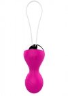 Kulki-Vibrating Silicone Kegel Balls USB 10 Function / Remote control -Pink