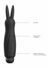 Sofia - ABS Bullet With Sleeve - 10-Speeds - Black