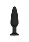 Cone-Shaped Diamond Butt Plug - Black