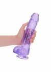 Realistic Dildo with Balls - 10/ 25,4 cm