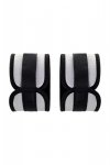 Anonymo anclecuffs, polyester, silver, 28.5 cm