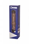 xToyFa XLover, Penis Sleeve, for increase in size with vibration, TPE, transparent black, 19.4 cm