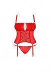 Bielizna-Blossmina gorset i stringi 6XL/7XL