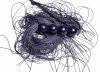Silicone Whip Black 14 - Fetish B - Series
