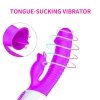 Wibrator-Silicon, Vibrator 7 Function and Heating Mode, Purple