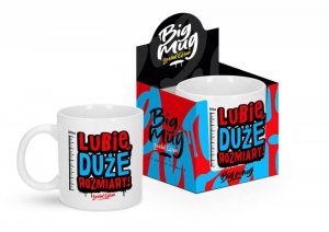 BIG MUG - Kubek 800ml - Lubie duże rozmiary
