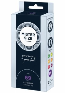 MISTER SIZE 69mm Condoms 10pcs Natural