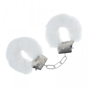 Classic Fluffy Handcuffs - White