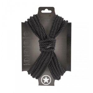 Polyester Bondage Rope - 10 m - Black