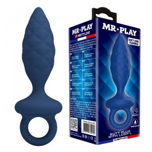 MR. PLAY Butt Plug with Loop – Size L