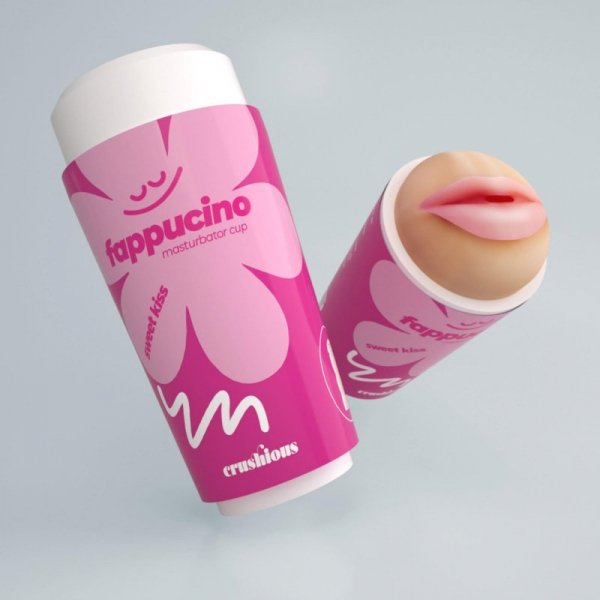 CRUSHIOUS FAPPUCINO SWEET KISS PORTABLE ORAL MASTURBATOR