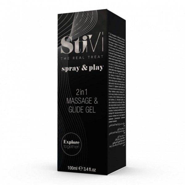 StiVi Spray&Play-Massage &Glide Gel 2in1 100ml