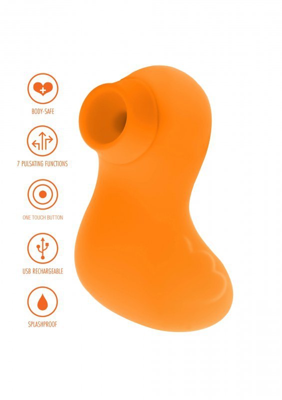Sexy stimulating duck orange