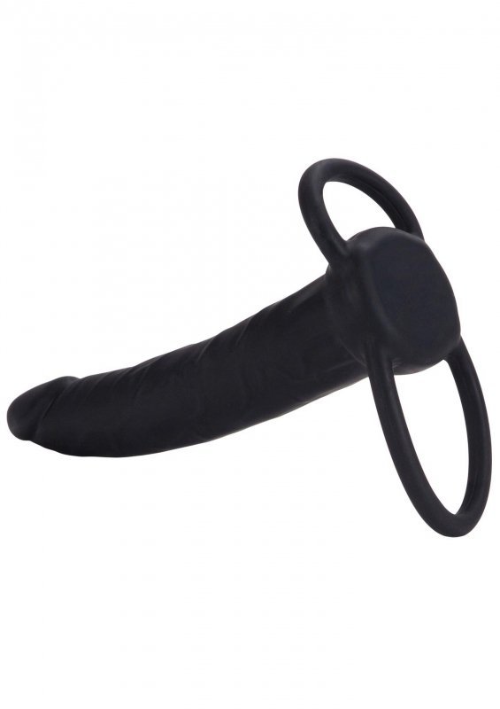 Silicone Dual Penetrator Black