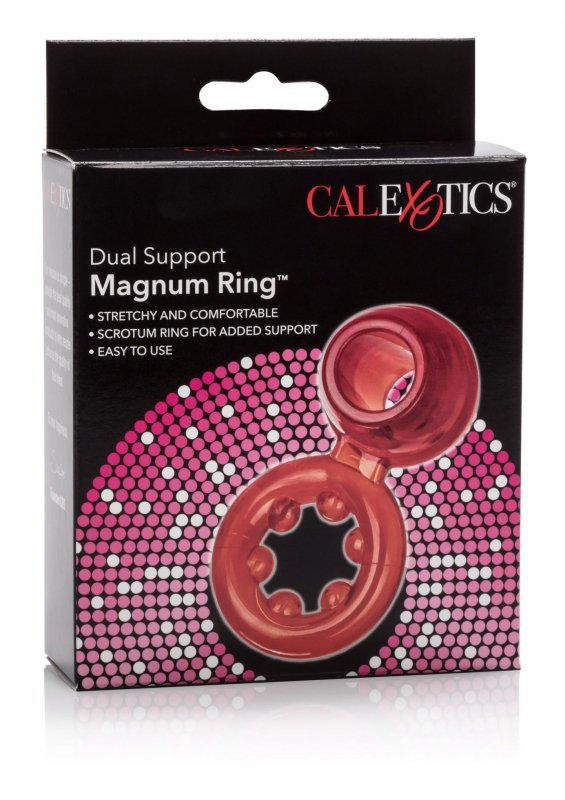 Dual Support Magnum Ring Red