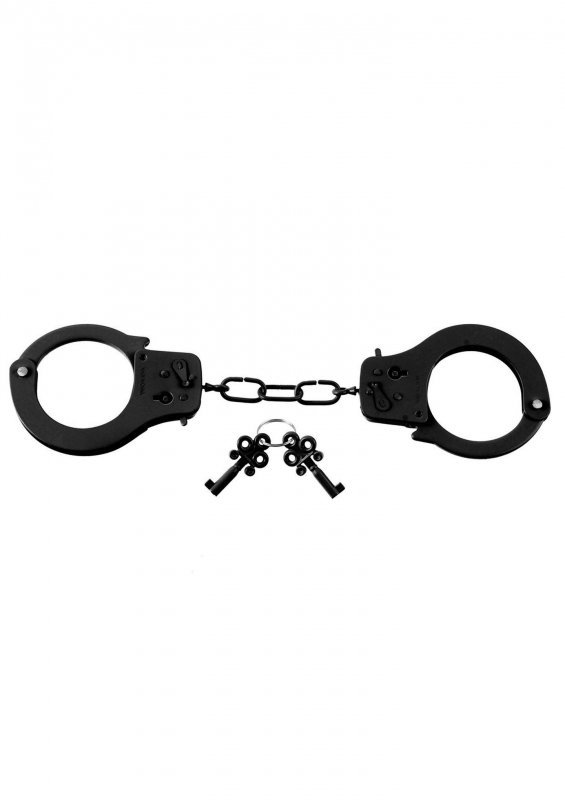 Designer Metal Handcuffs Black